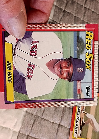 1990 Topps #203 Jim Rice — front