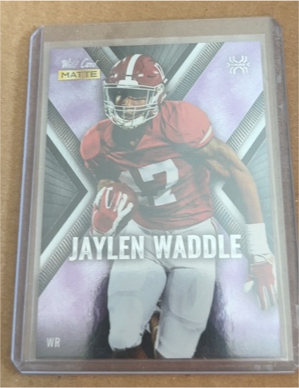 2021 Wild Card Matte #MXP-6 Jaylen Waddle — front