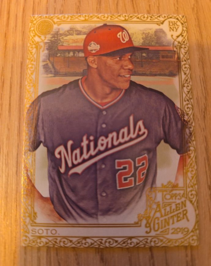 2019 Topps Allen and Ginter #127 Juan Soto — front