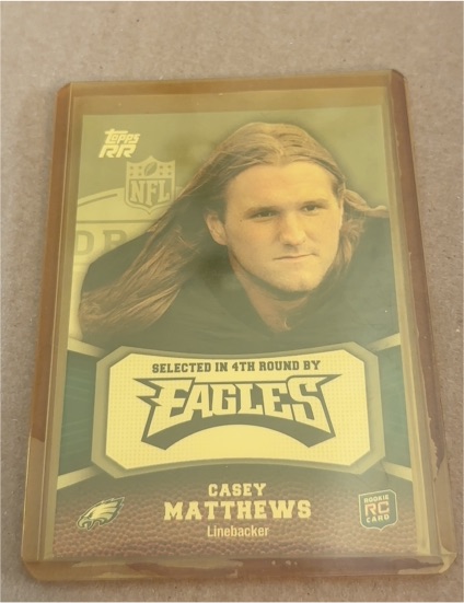 2011 Topps Rising Rookies #189 Casey Matthews — front