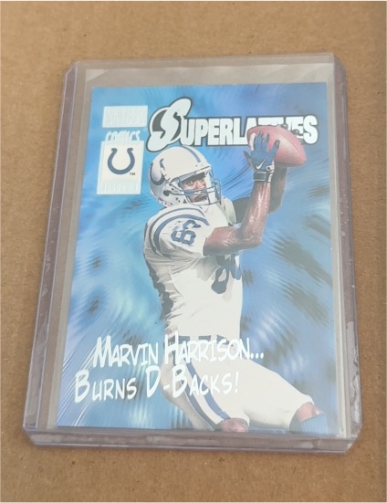 2000 Skybox Superlatives #11 Marvin Harrison — front