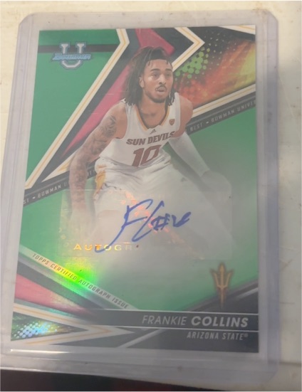 2022-23 Topps Bowman's Best University #BOA-FC Frankie Collins — front