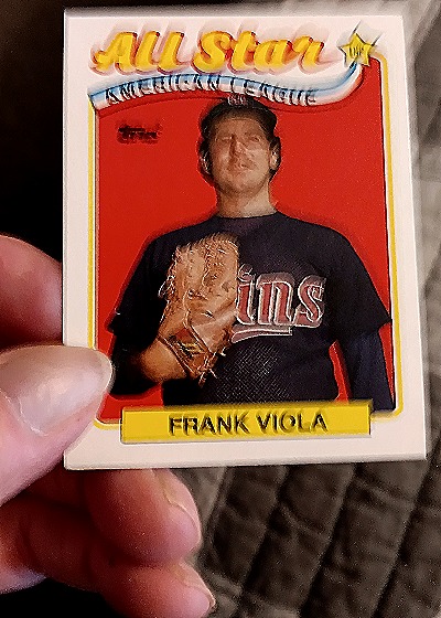 1989 Topps #406 Frank Viola — front