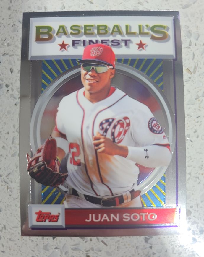 2020 Topps Baseball's Finest Flashbacks #167 Juan Soto — front