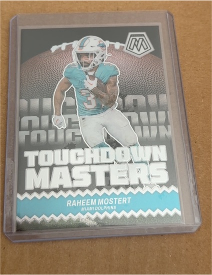 2024 Panini Mosaic Touchdown Masters #TM-RMT Raheem Mostert — front