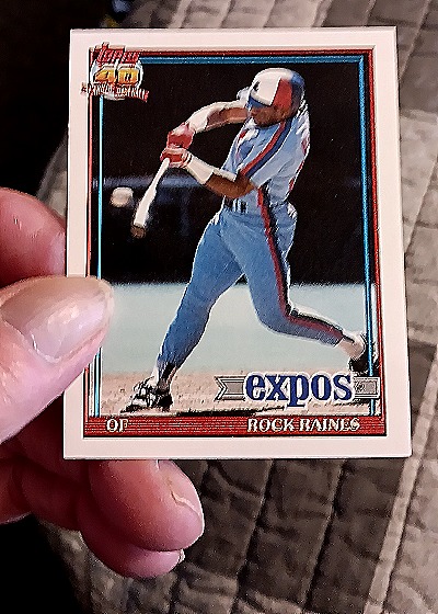 1991 Topps #360 Tim Raines — front