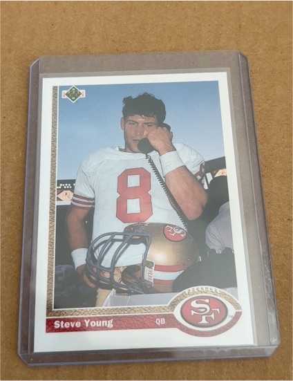 1991 Upper Deck #101 Steve Young — front
