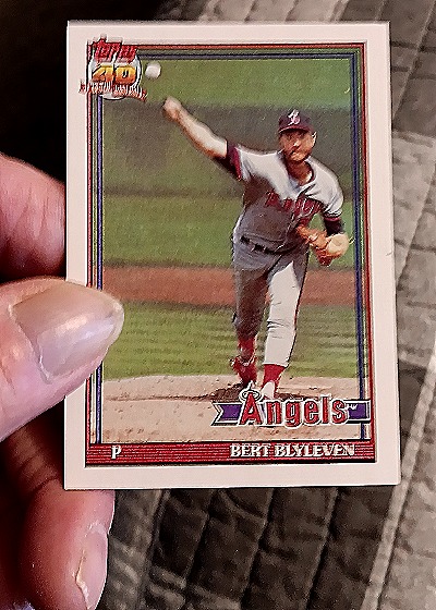 1991 Topps 40th Anniversary #615 Bert Blyleven — front