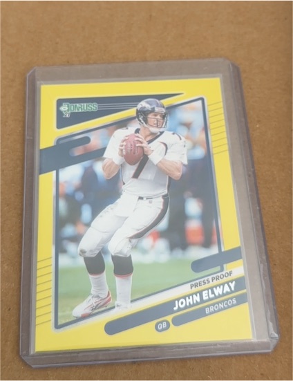 2021 Donruss #180 John Elway Press Proof — front