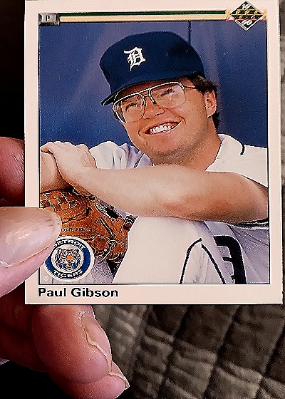 1990 Upper Deck #496 Paul Gibson — front