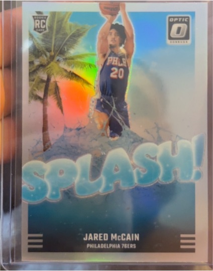 2024-25 Panini Donruss Optic #3 Jared McCain Splash! — front