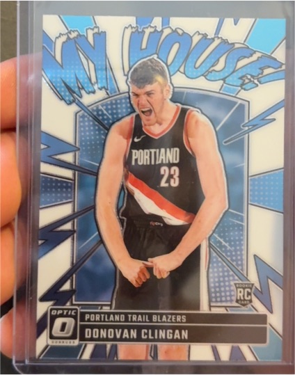2024-25 Panini Donruss Optic #1 Donovan Clingan My House RC — front