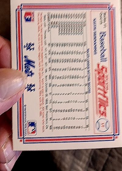 1991 Fleer #548 Dwight Gooden — back