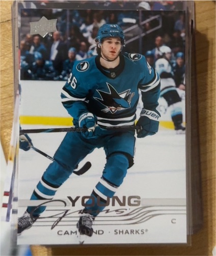 2025-26 Upper Deck Series 1 Young Guns #242 Cam Lund — front