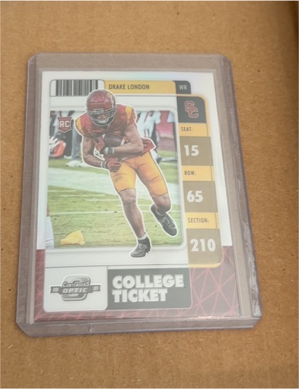 2022 Panini Chronicles Contenders Optic #12 Drake London — front