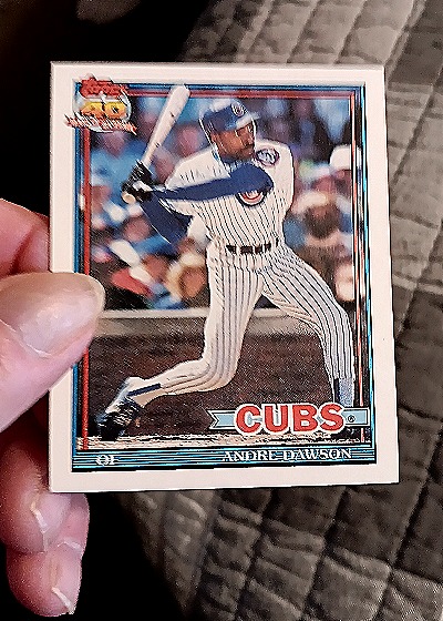 1991 Topps #640 Andre Dawson — front