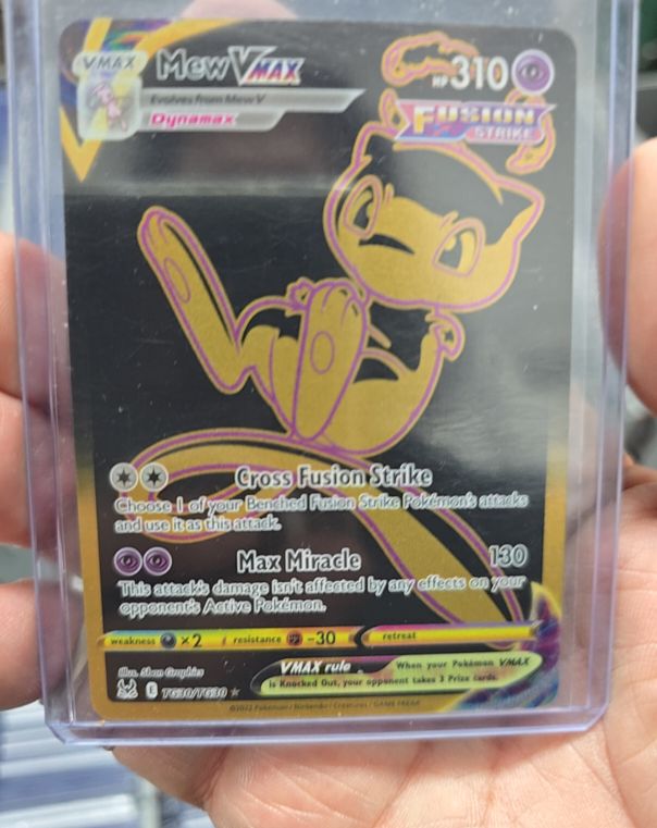 2022 Pokemon Sword & Shield Lost Origin #TG30 Mew VMAX — front