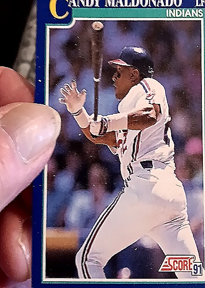1991 Score #93 Candy Maldonado — front