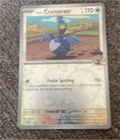 2025 Pokémon Journey Together #138 Hop's Cramorant — front