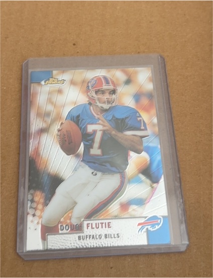 1999 Topps Finest #120 Doug Flutie — front