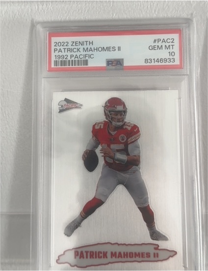 2022 Panini Zenith - 1992 Pacific #PAC-2 Patrick Mahomes II — front