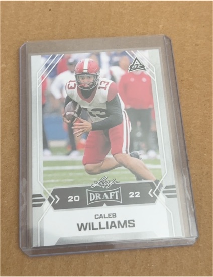2022 Leaf Draft #05 Caleb Williams — front