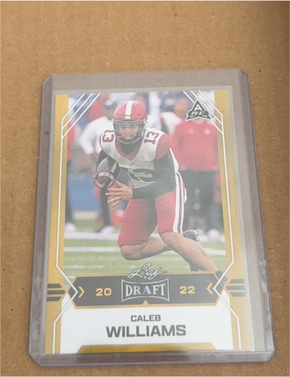 2022 Leaf Draft #05 Caleb Williams — front