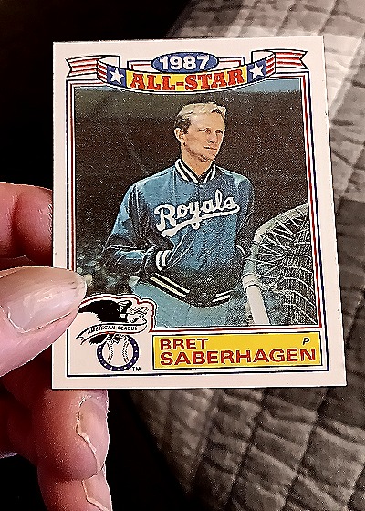 1987 Topps All-Star Game Commemorative Set #10 Bret Saberhagen — front