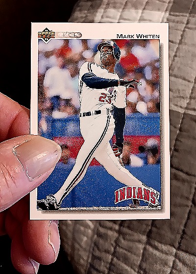 1992 Upper Deck #524 Mark Whiten — front