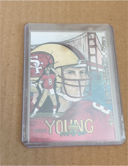 1999 Upper Deck MVP #W29 Steve Young — front