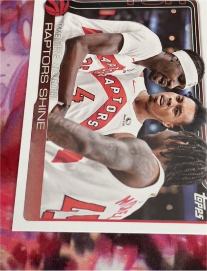 2025-26 Topps #276 We The North: Raptors Shine — front