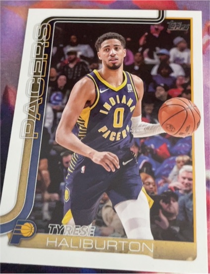 2025-26 Topps #47 Tyrese Haliburton — front
