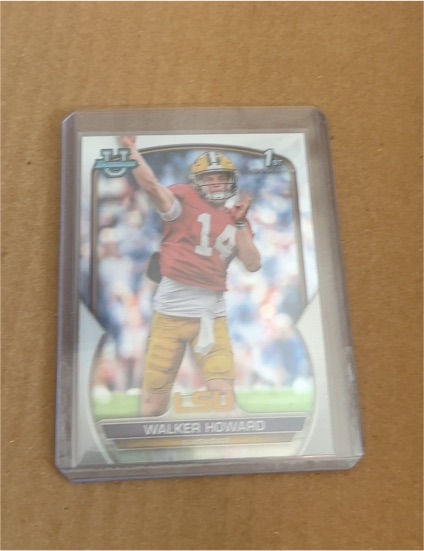 2022 Bowman Chrome University #92 Walker Howard — front