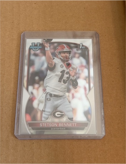 2022 Topps Bowman University Chrome #39 Stetson Bennett — front