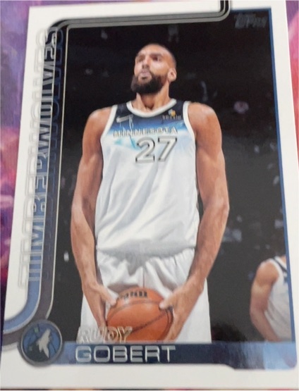 2025-26 Topps #111 Rudy Gobert — front