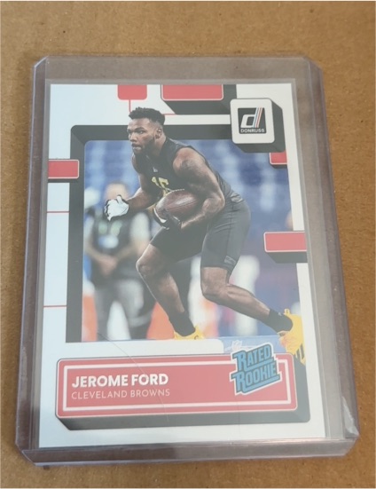 2022 Donruss #346 Jerome Ford Rated Rookie Cleveland Browns — front