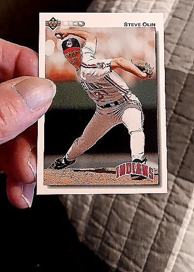 1992 Upper Deck #215 Steve Olin — front