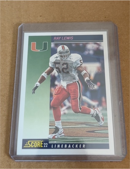 2022 Panini Chronicles Draft Picks Score #15 Ray Lewis — front