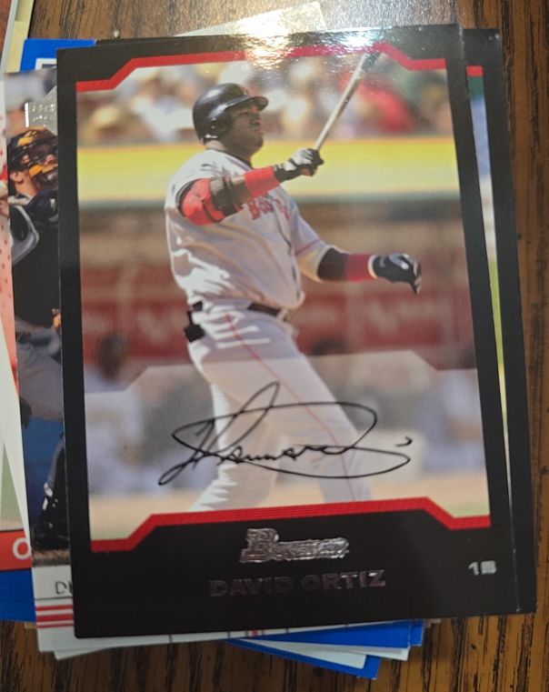 2004 Bowman #18 David Ortiz — front
