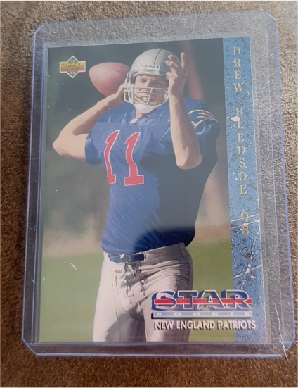 1993 Upper Deck #11 Drew Bledsoe Star Rookie — front