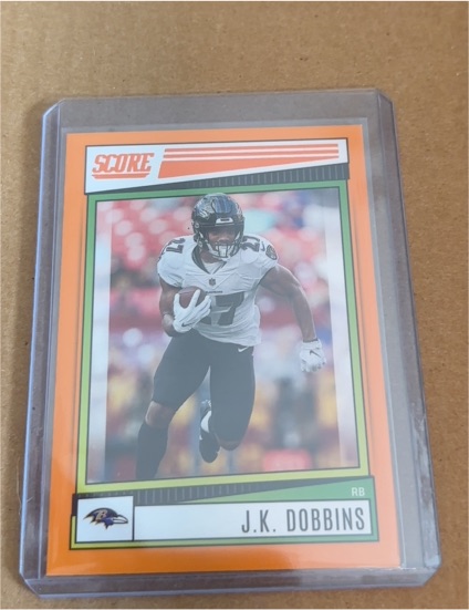 2022 Panini Score #185 J.K. Dobbins — front