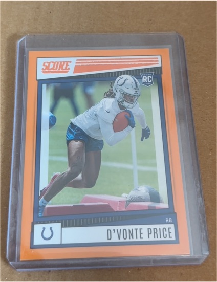 2022 Panini Score #339 D'Vonte Price — front