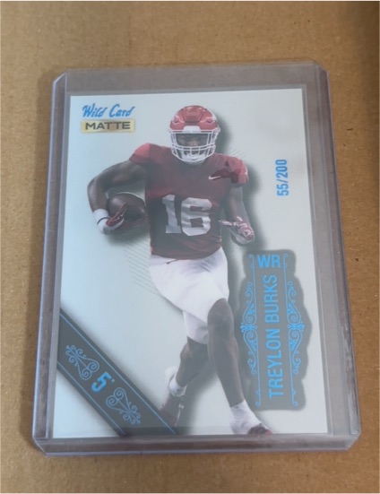 2022 Wild Card Matte #5 Treylon Burks — front