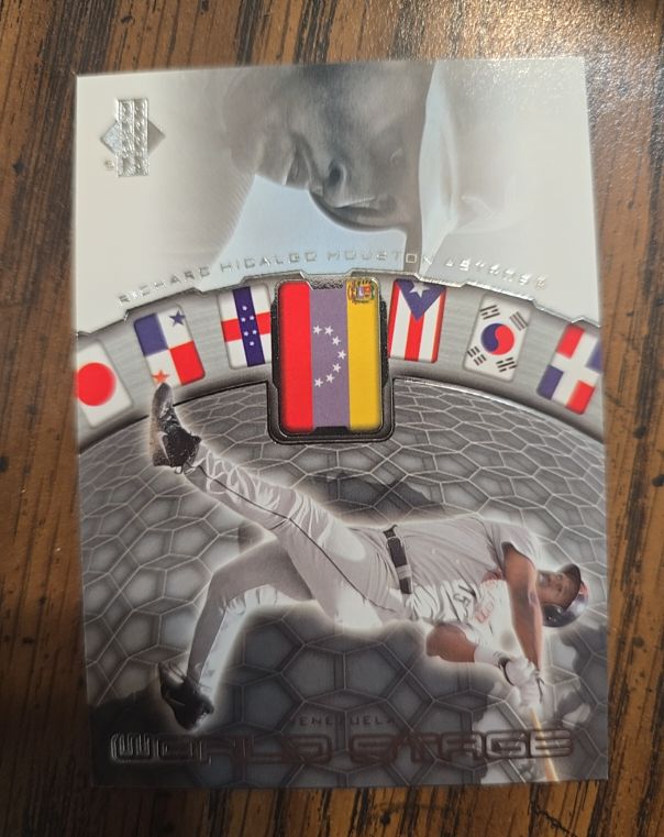 2002 Upper Deck World Stage #477 Richard Hidalgo — front