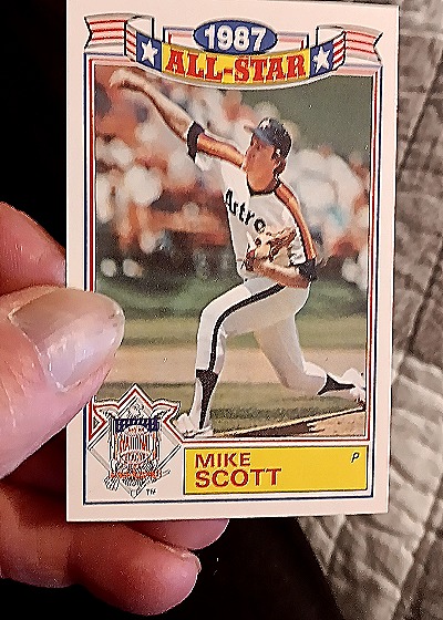 1988 Topps #21 Mike Scott 1987 All-Star Commemorative Set — front