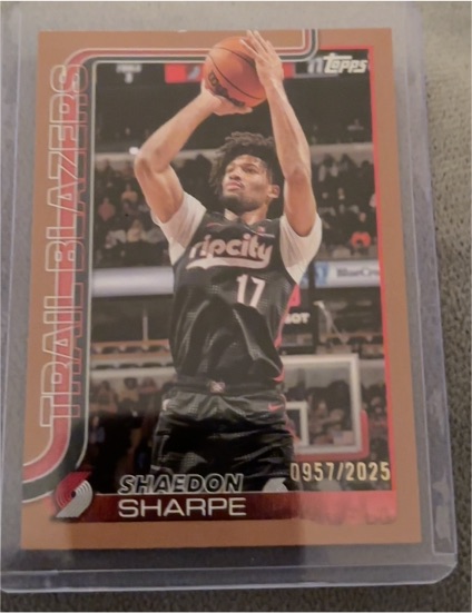 2025-26 Topps Basketball #127 Shaedon Sharpe — front