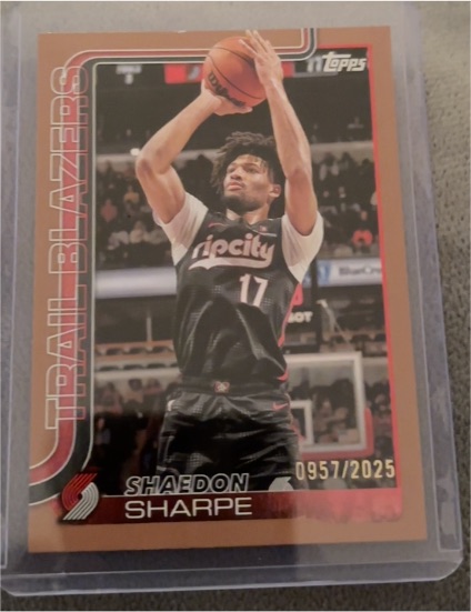 2025-26 Topps Basketball #127 Shaedon Sharpe — front