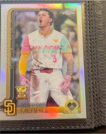 2025 Topps Chrome #61 Jackson Merrill — front