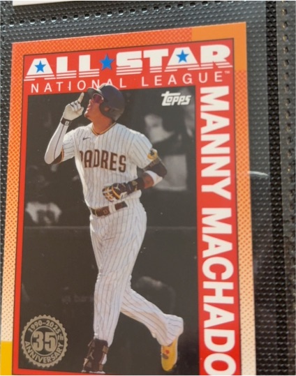 2025 Topps Series 2 - 1990 Topps Baseball All-Stars Manny Machado #90AS-44 — front