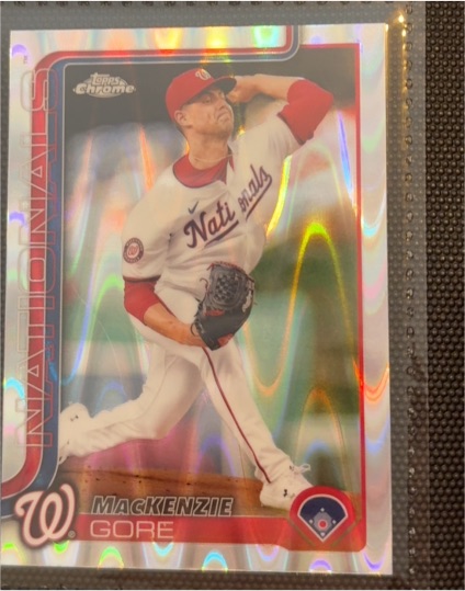 2025 Topps Chrome #160 MacKenzie Gore — front